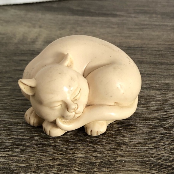 Franklin Mint Curio Cats Netuke Cat - Picture 1 of 8